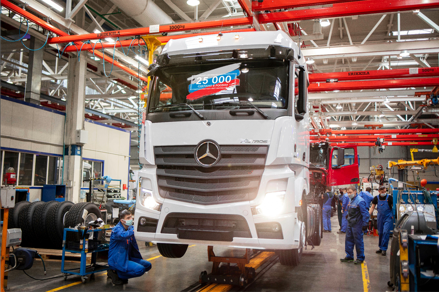 La Russie frappe Daimler Truck avec des sanctions économiques brutales