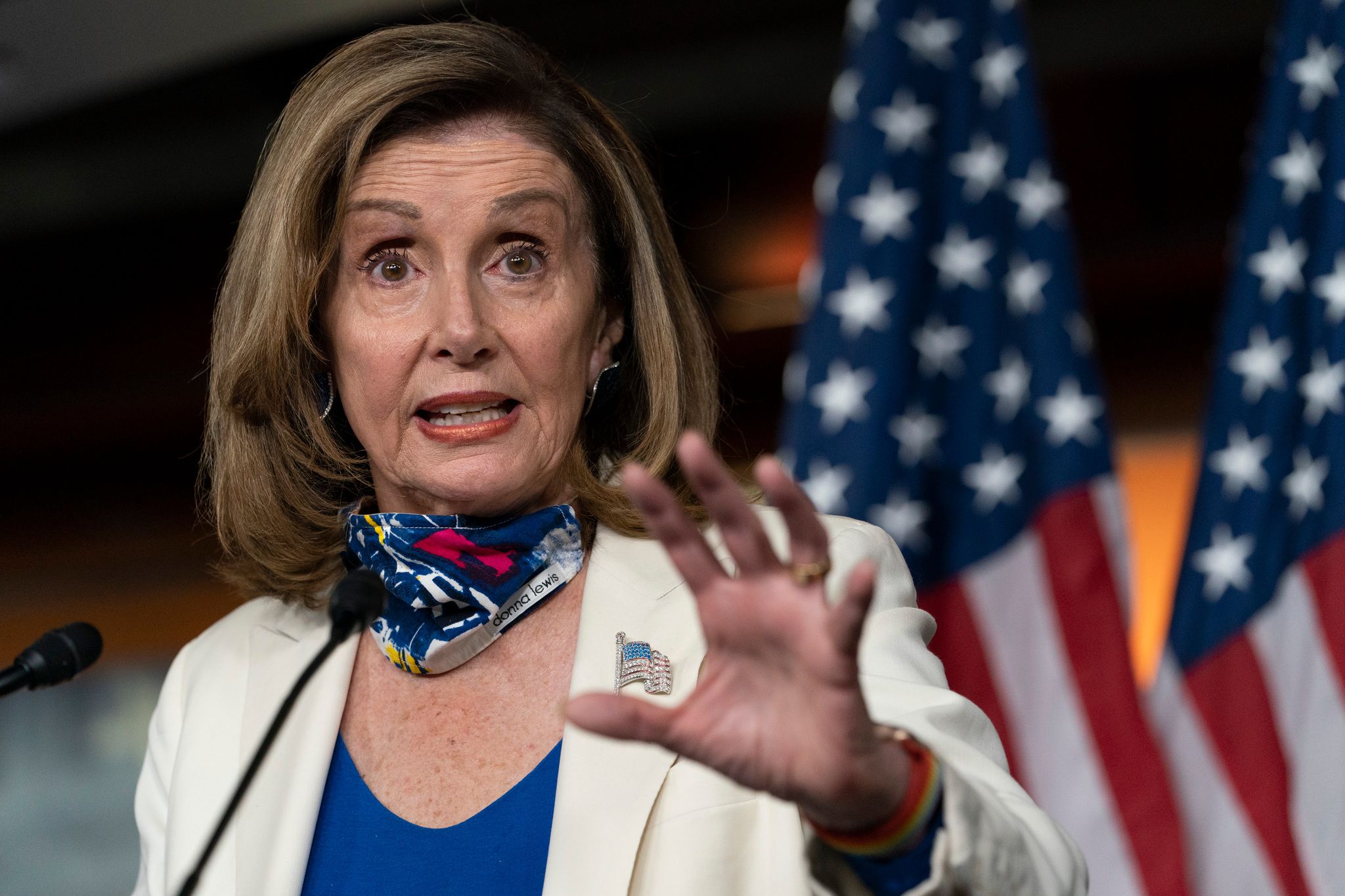 Nancy Pelosi dans l’embarras face aux accusations de Trump et au projet de loi anti-marchés boursiers